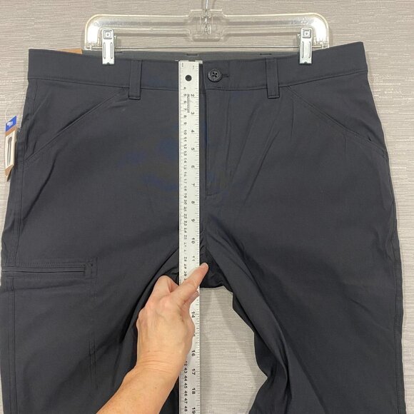 Eddie Bauer Fleece Lined Tech Pants Mens 36 x 30 Black Water Repellent Insulated - Picture 11 of 12